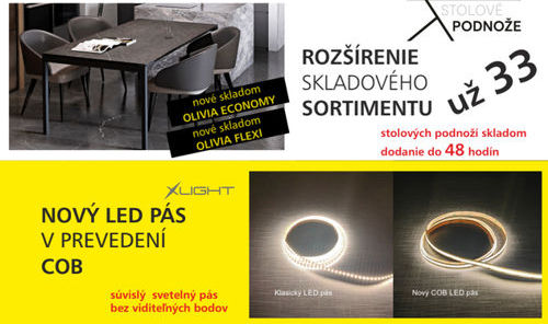 stolove podnoze rozsirenie sortimentu